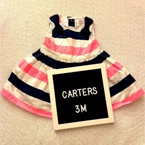Carters 3M dress with bow straps